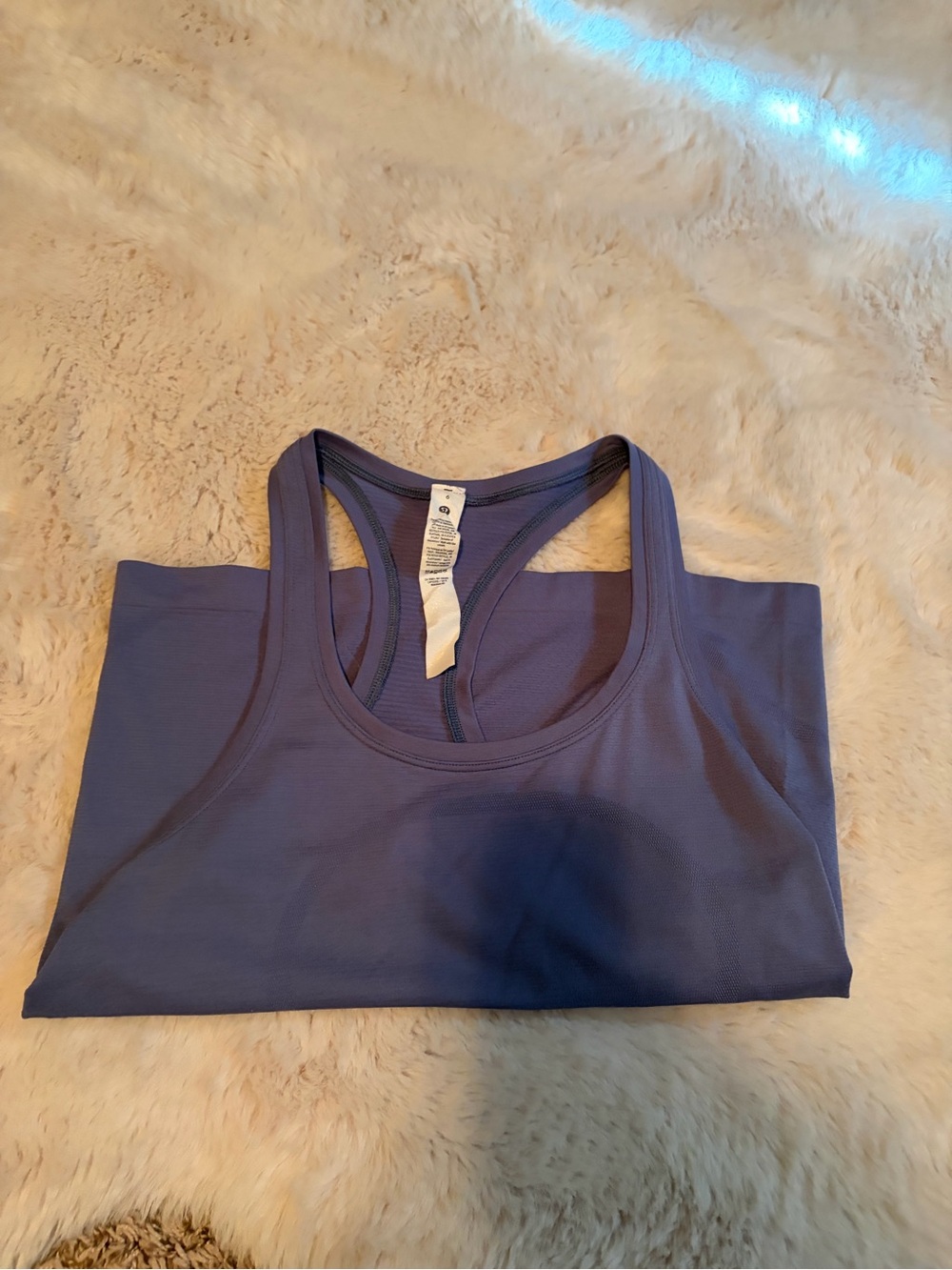 lululemon athletica Blue Racerback Sports Tank